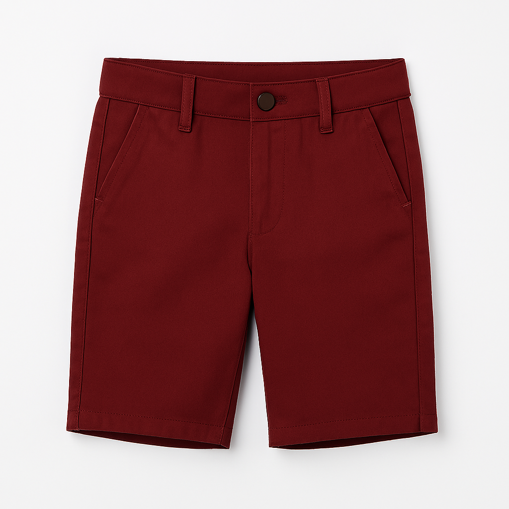 Boys maroon shorts