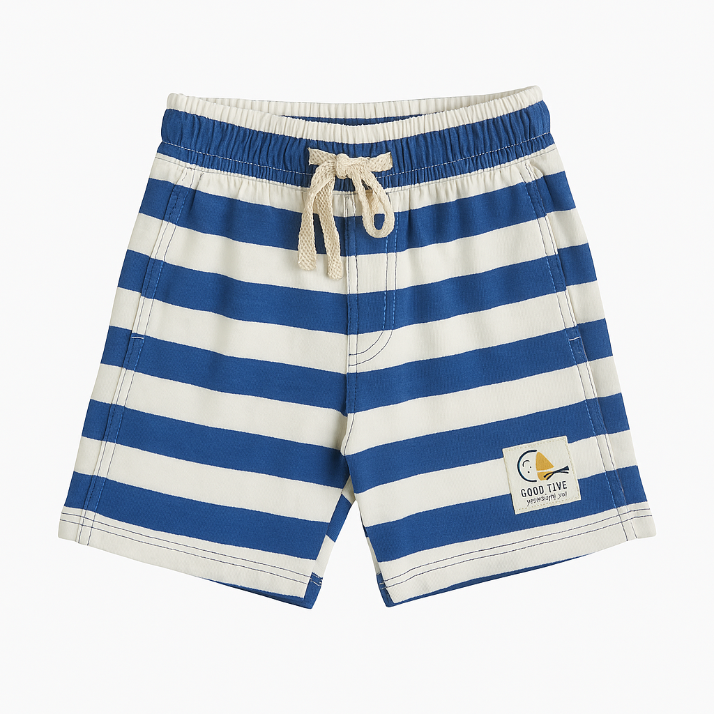 Boys blue and white lining shorts (Last Chance)