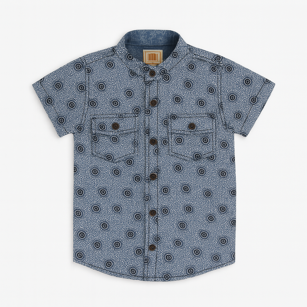 Boys printed casual shirt