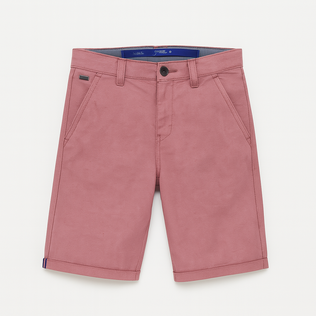 Boys pink denim short