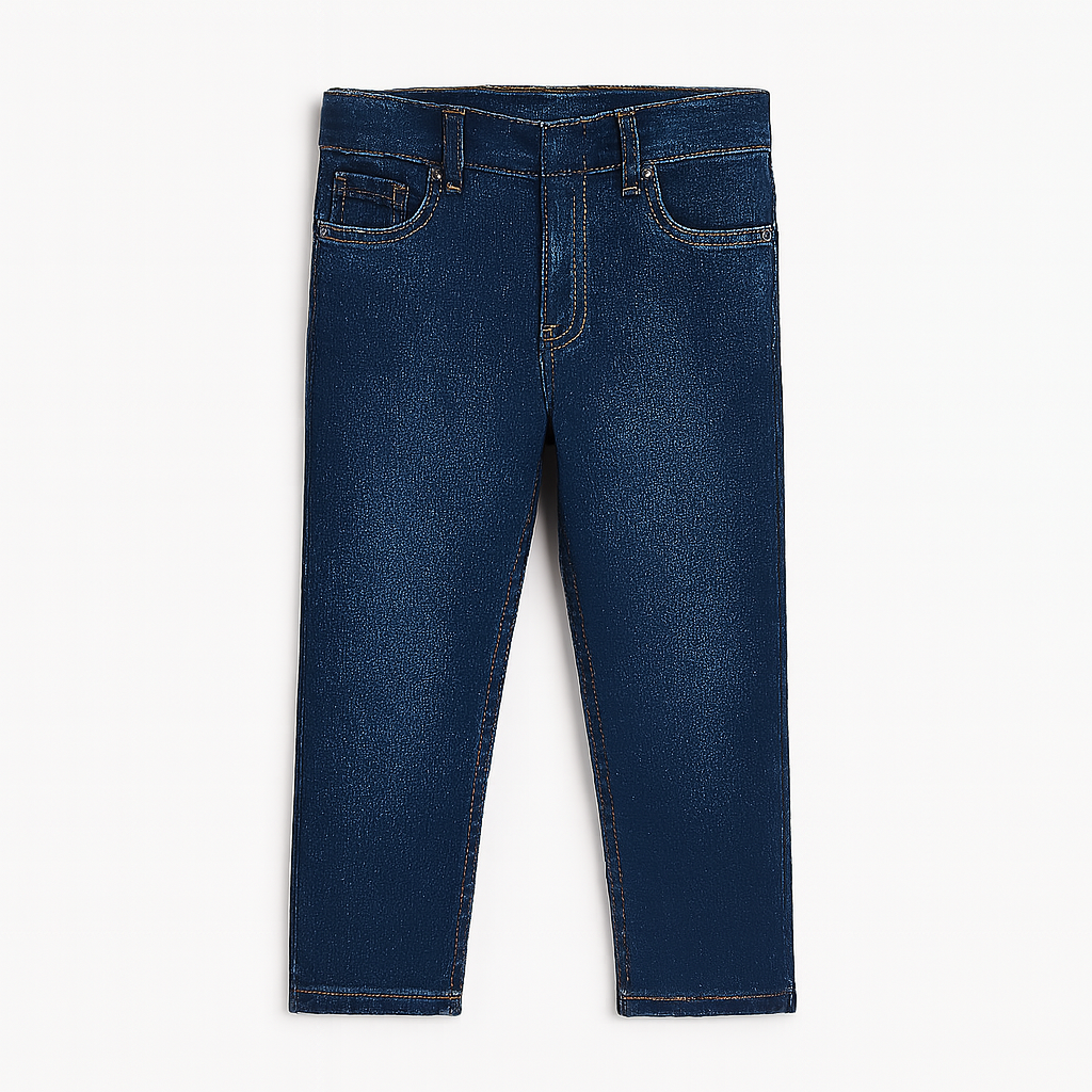 Boys dark blue denim pant
