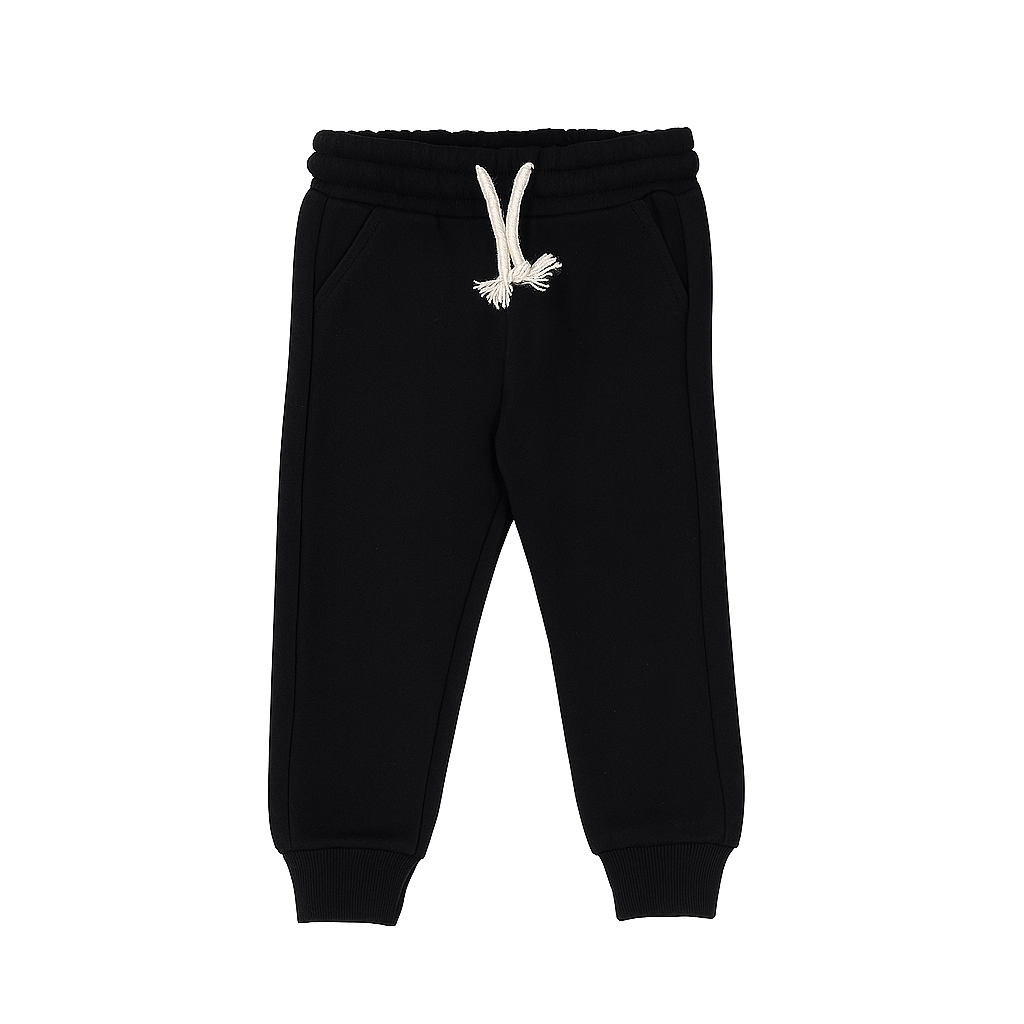 Boys black basic jogger trouser