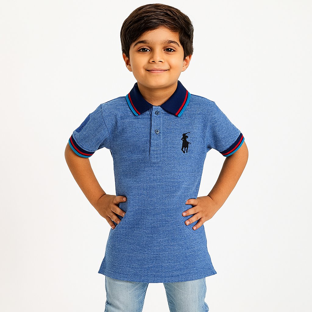 Boys horse embroidered Polo shirt