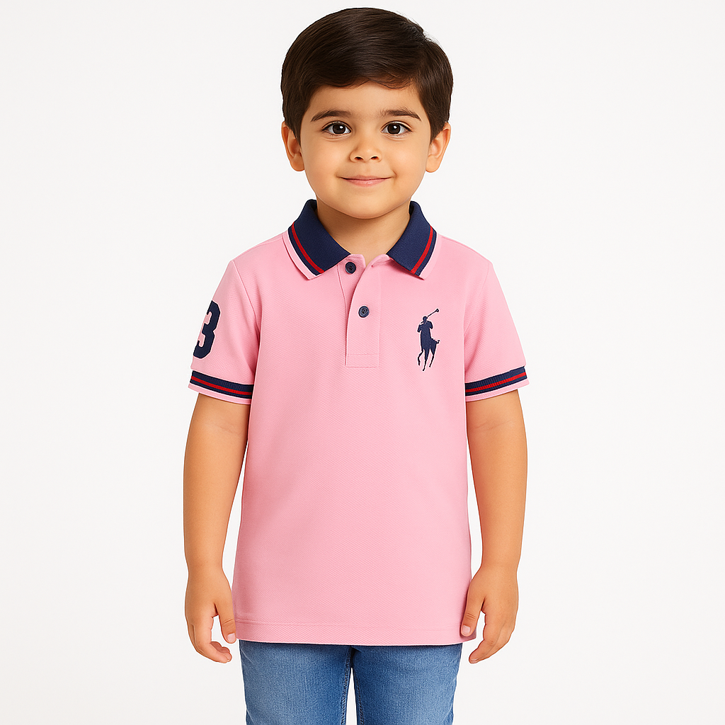 Boys horse embroidered Polo shirt