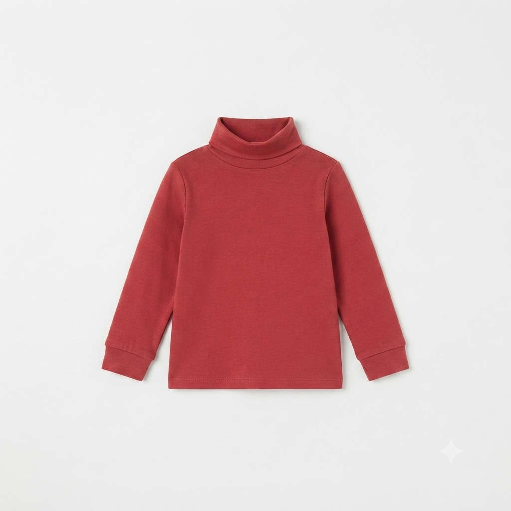 Mahroon basic high neck
