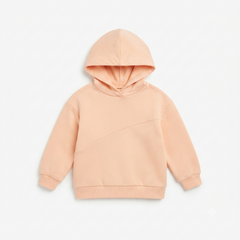 Girls peach net hood