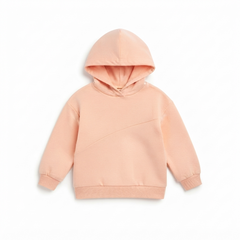 Girls peach net hood