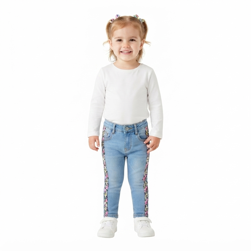 Girls cheetah print pant