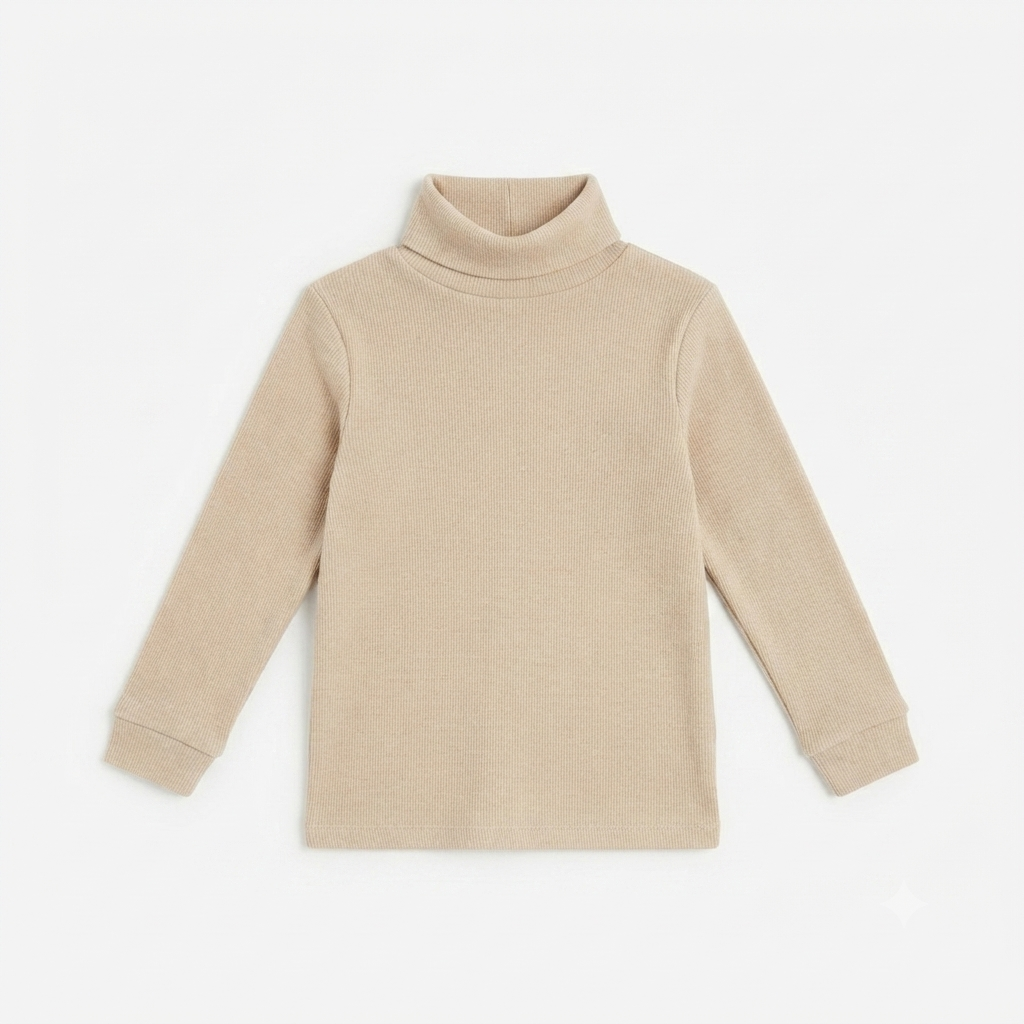 Light brown high neck