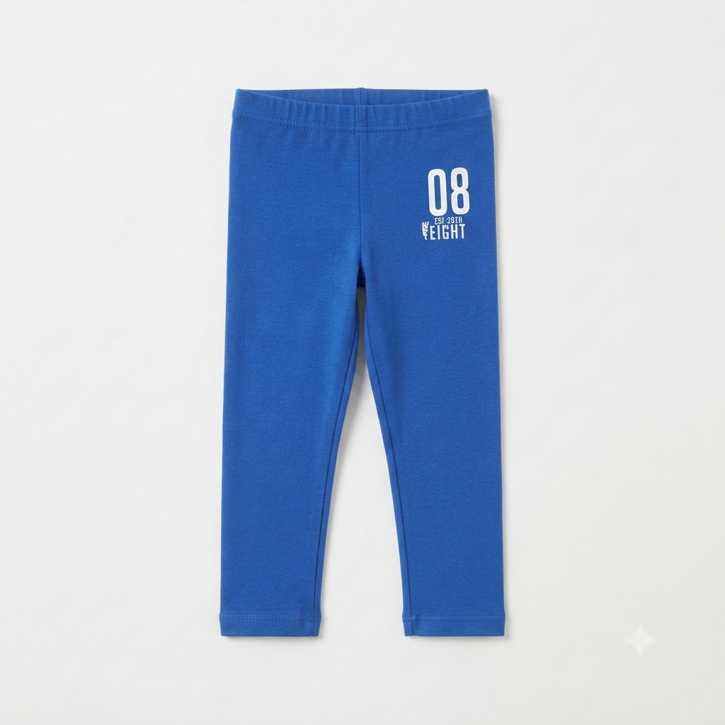 Girls blue double shade 08 trouser