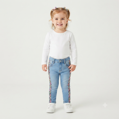Girls cheetah print pant