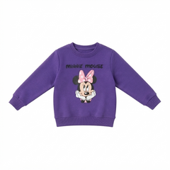 Girls purple mickey mouse sweatshirt (Last Chance)