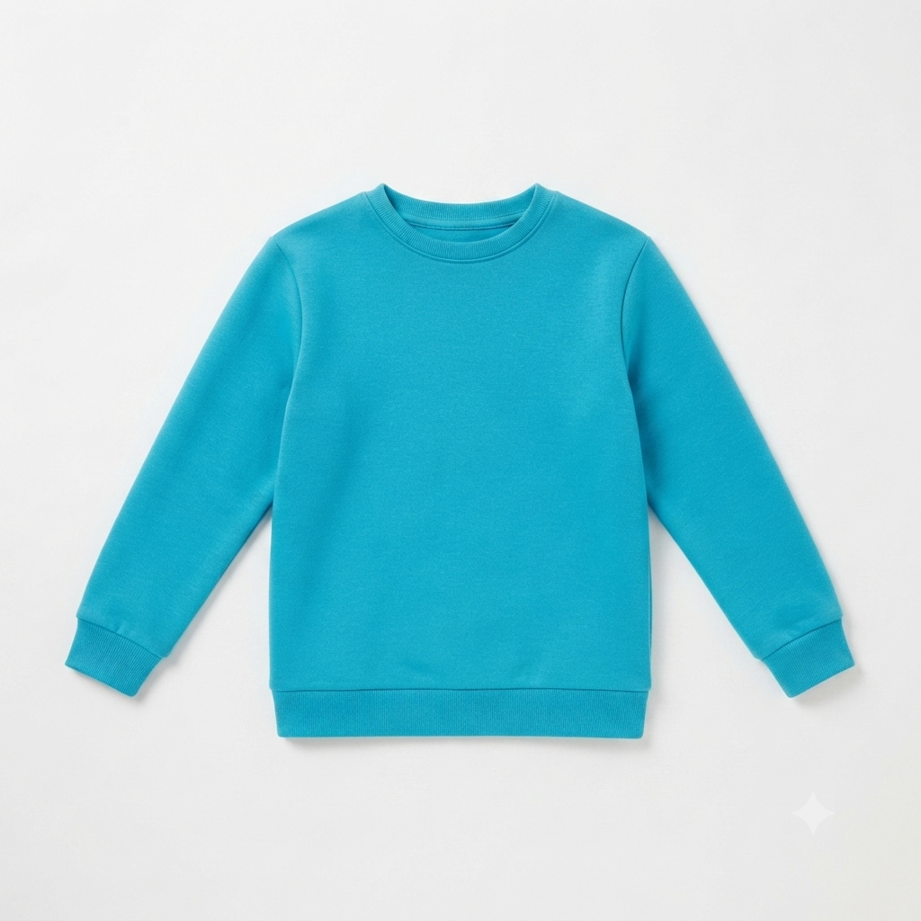 Boys sky blue basic sweatshirt