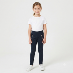 Girls zip style tights