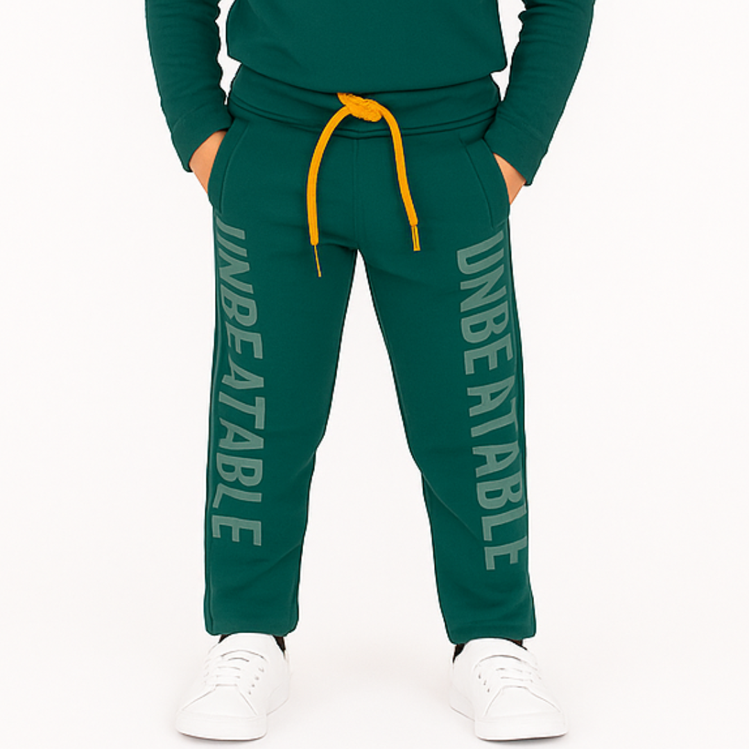 boys green side stripe trouser (Last Chance)