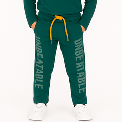 boys green side stripe trouser (Last Chance)