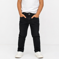 Boys black denim pant