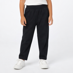 Girls black basic rib trouser (Last Chance)