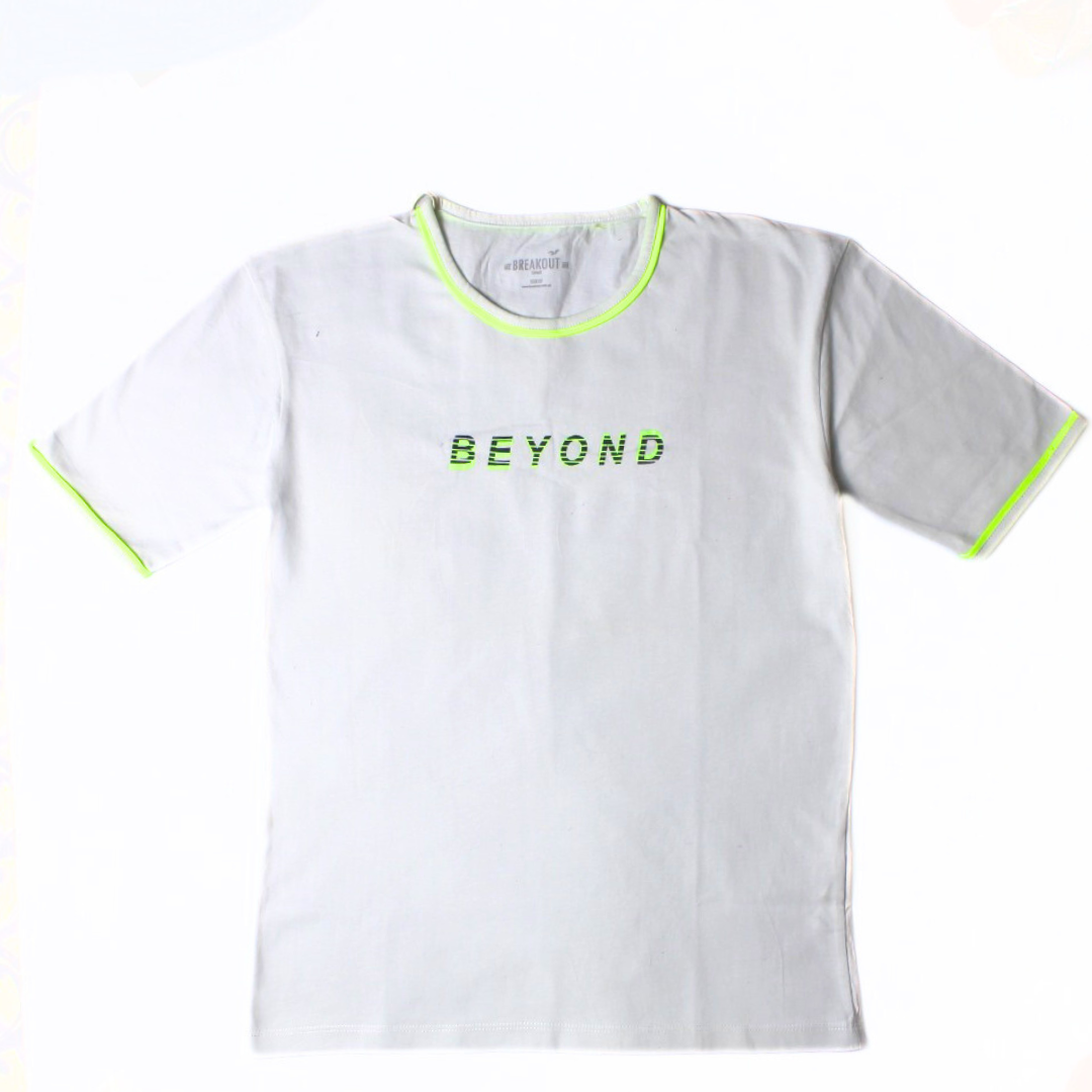 Mens beyond white T-Shirt
