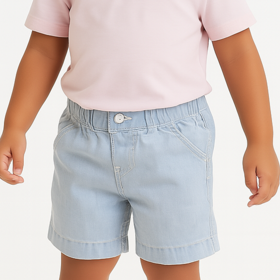 Boys denim jogger shorts
