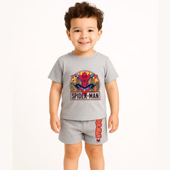 Boys gray Spider-Man 2pc