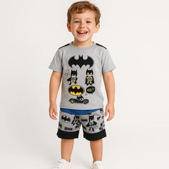 Boys gray Minnie Batman 2 pc