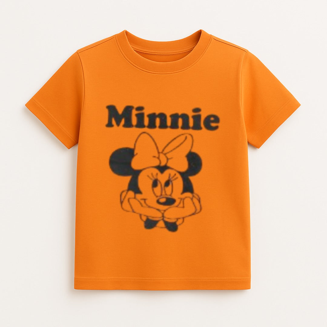 Girls orange Minnie T-Shirt