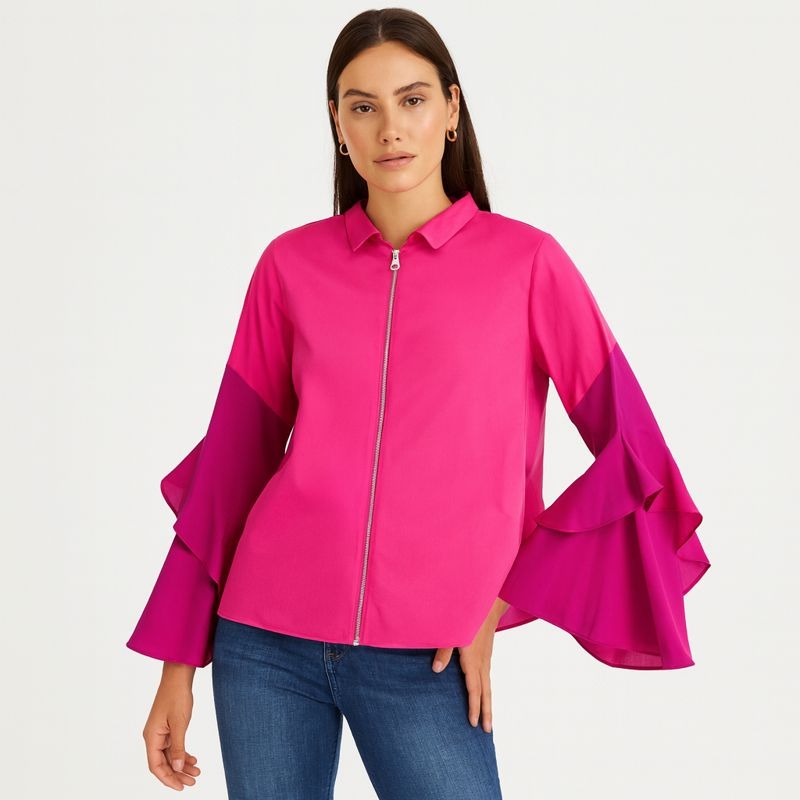 ladies frill sleeves upper (Last Chance)