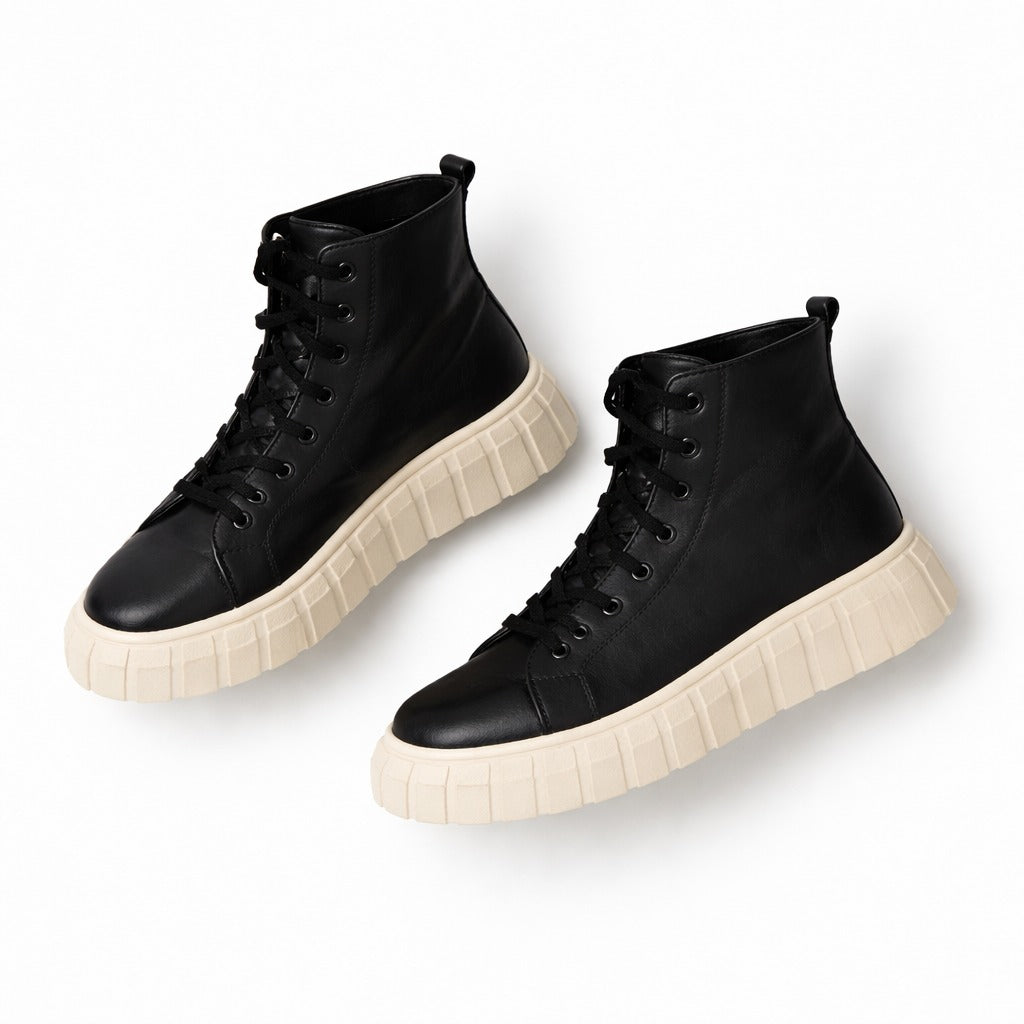 Mens black long shoes