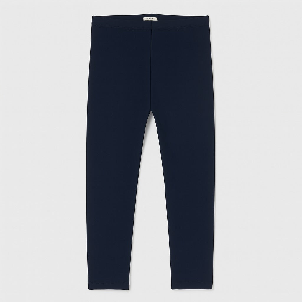 Girls navy basic trouser