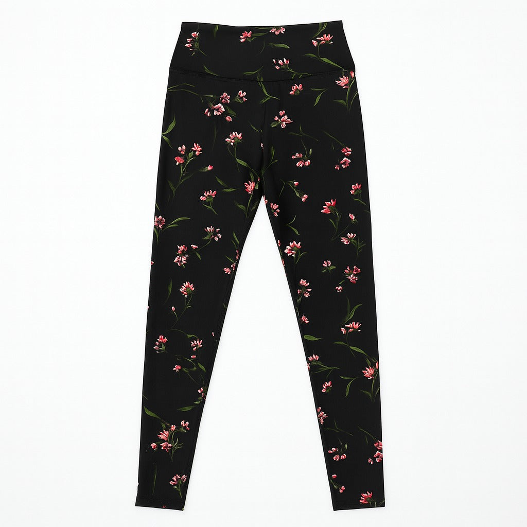 Ladies floral print tights