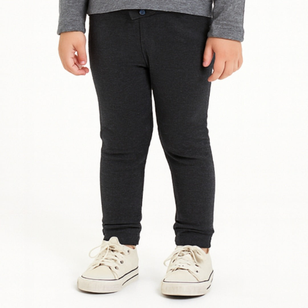 Girls gray bow trouser