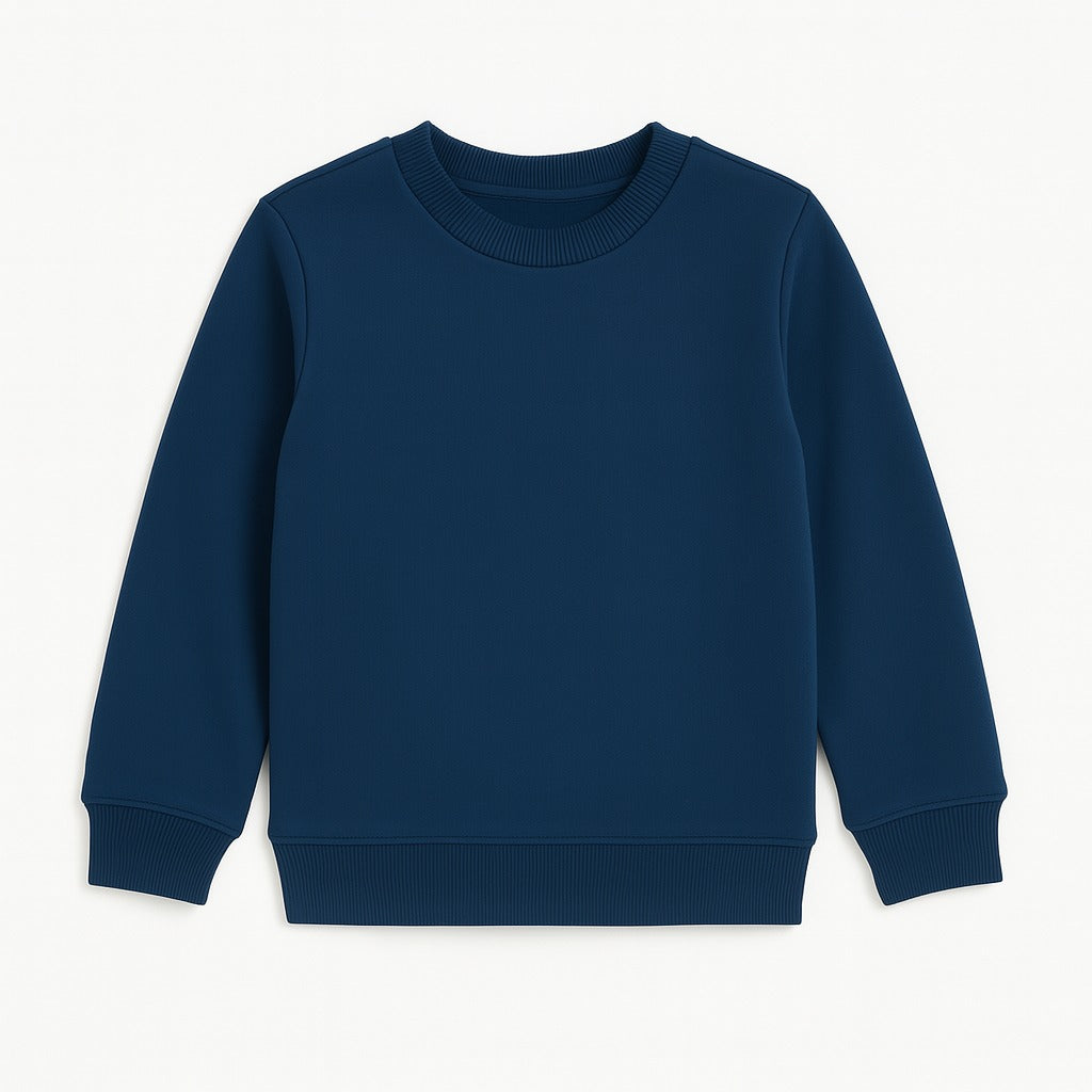 Navy blue basic sweatshirt