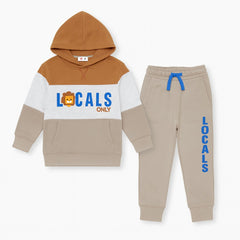 Boys lion brown tracksuit/