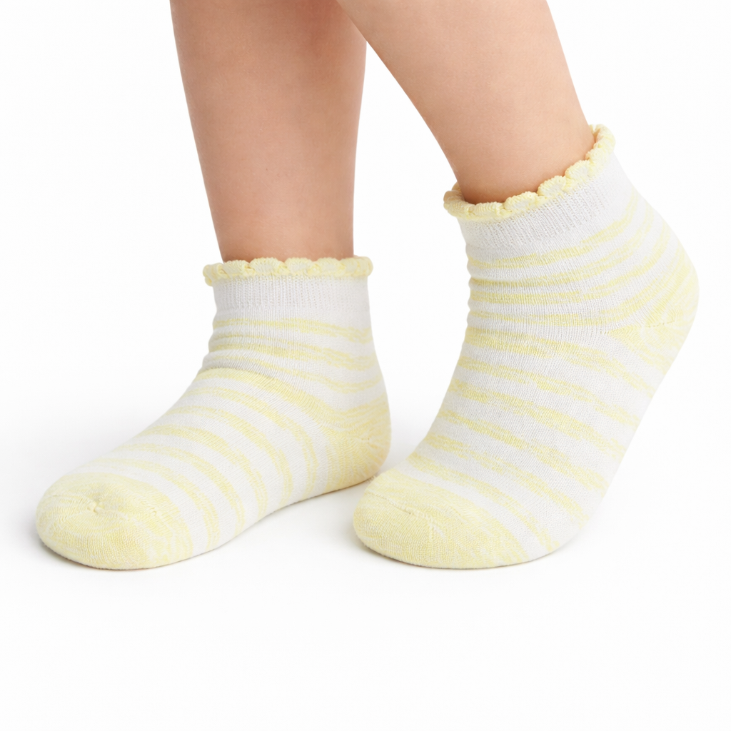 Girls yellow tye & dye socks (Last Chance)