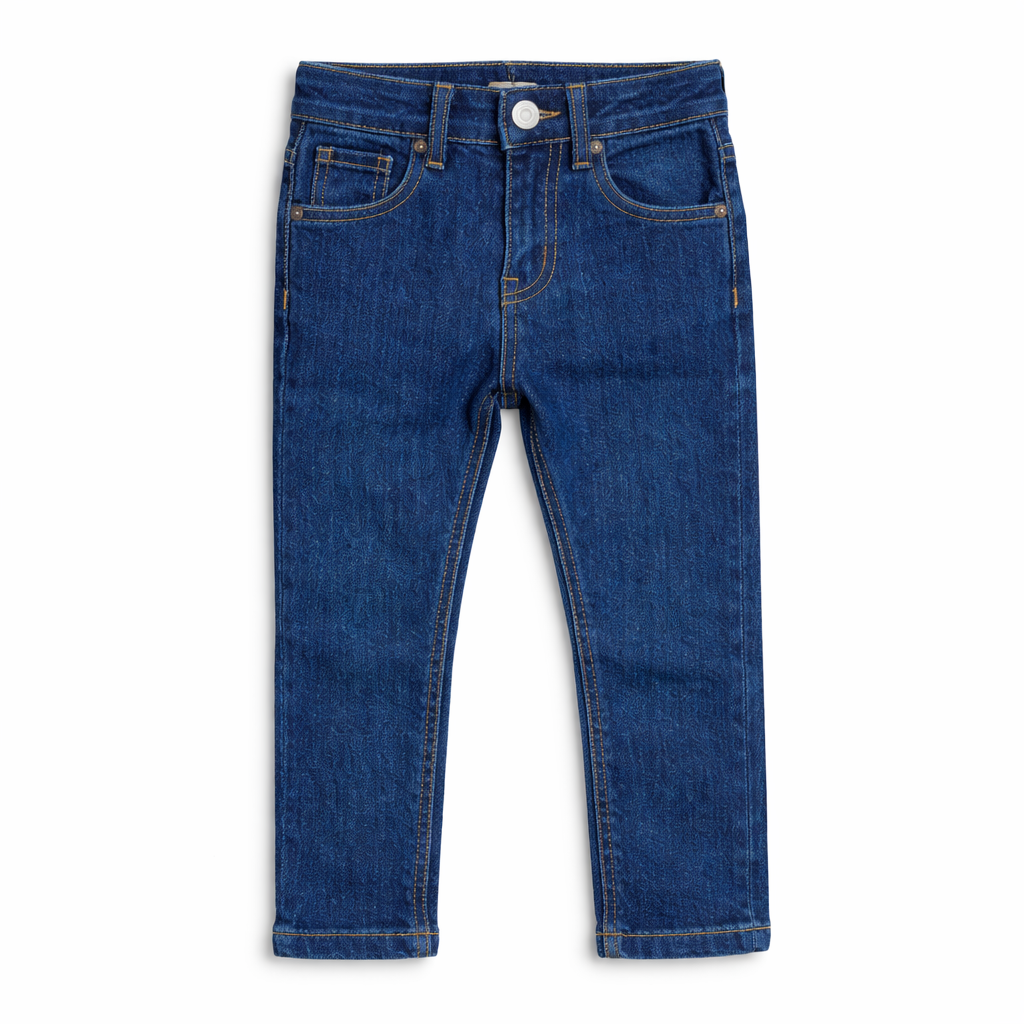 Girls dark blue denim pant