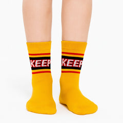 Boys yellow keep socks