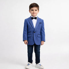Boys blue casual coat