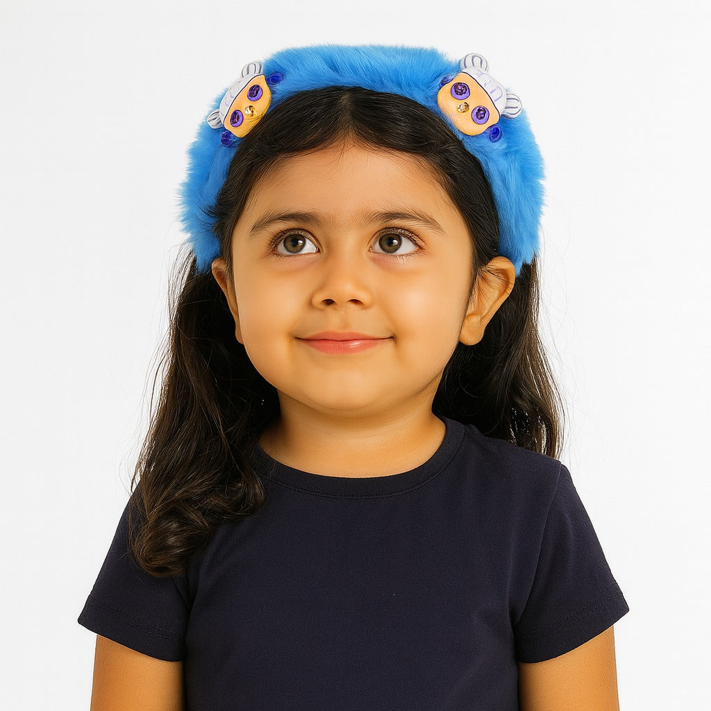 Girls LOL fur  hair band