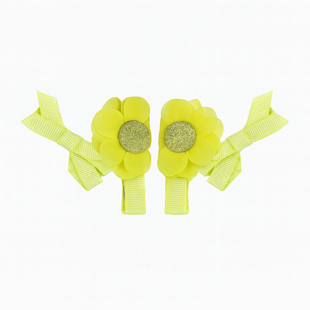 Yellow flower pin