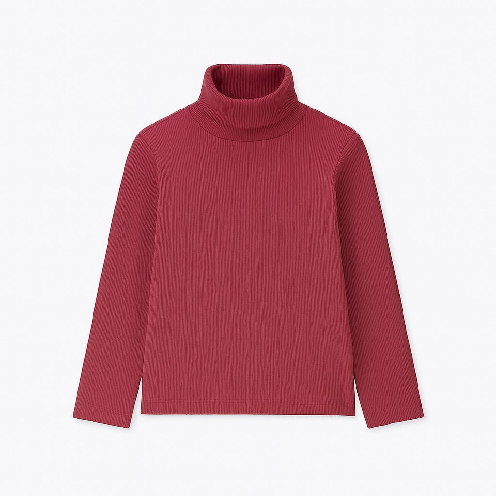 Mehroon basic high neck (Last Chance)
