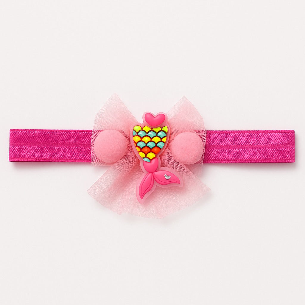 Shocking pink fish band