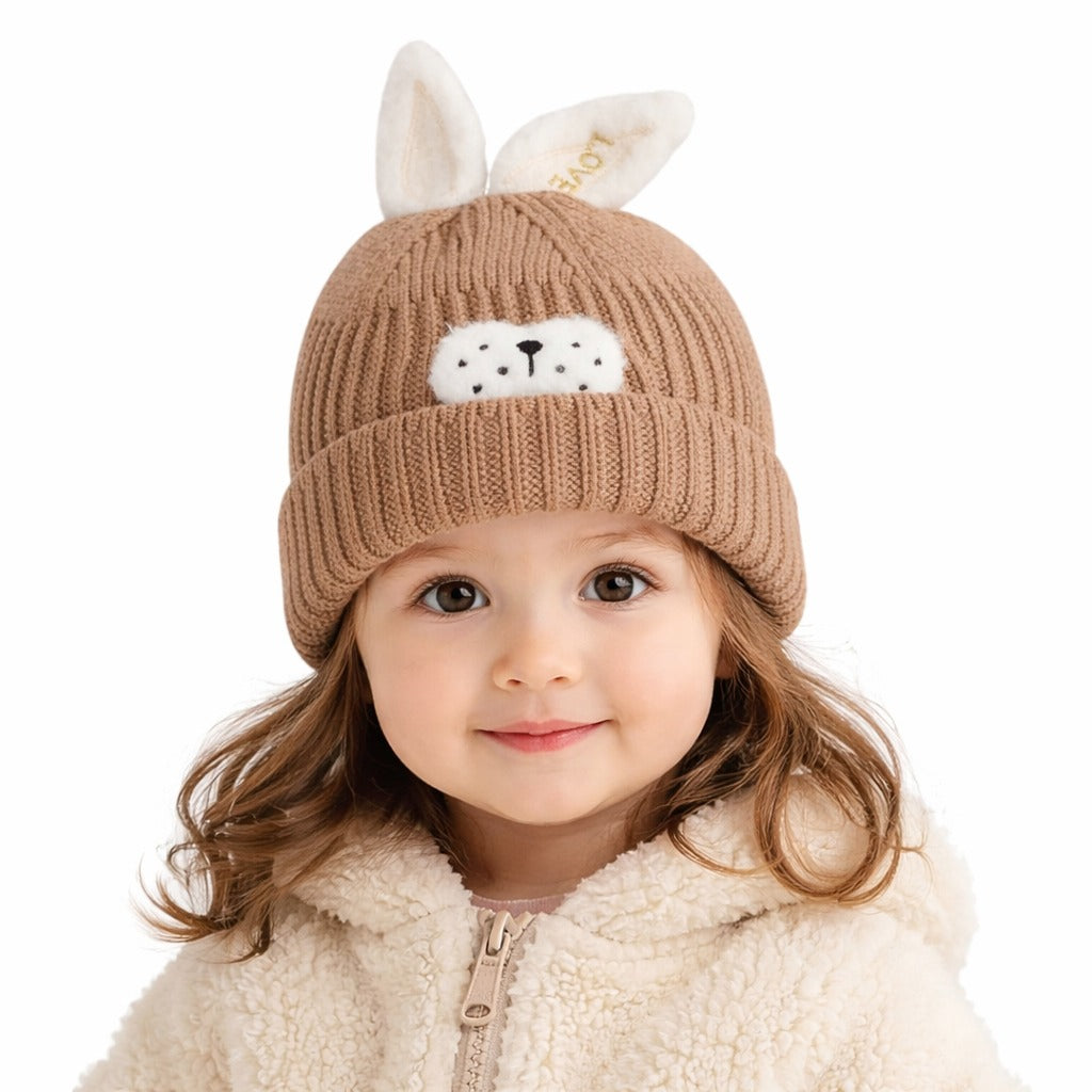 Brown rabbit cap