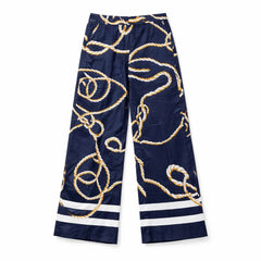 Ladies printed silk flapper (Womens)
