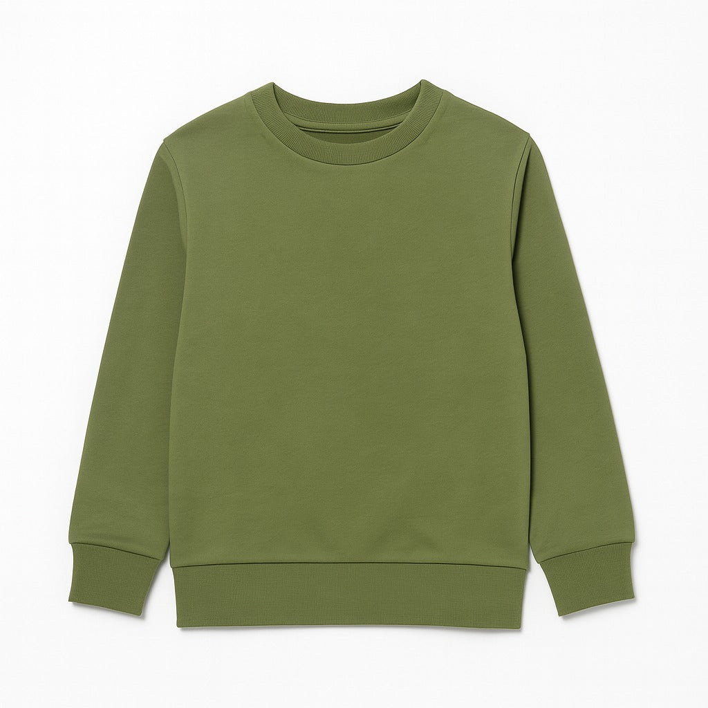 Boys green basic sweatshirt (Last Chance)