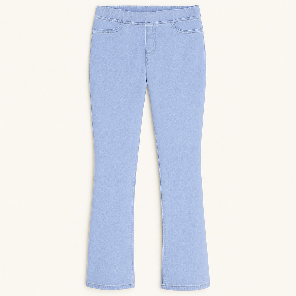Light blue stretch pant
