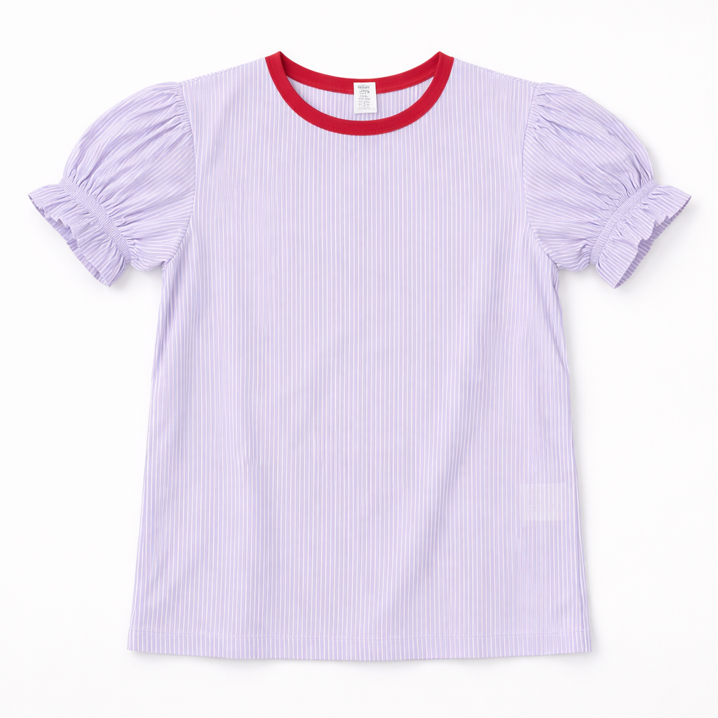 Ladies purple lining Cotton shirt (Last Chance) (Womens)