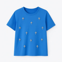 Ladies blue stone T-Shirt (Last Chance)
