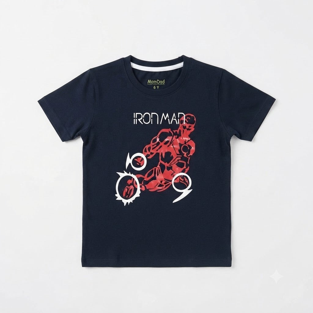 Boys black Iron Man T-Shirt