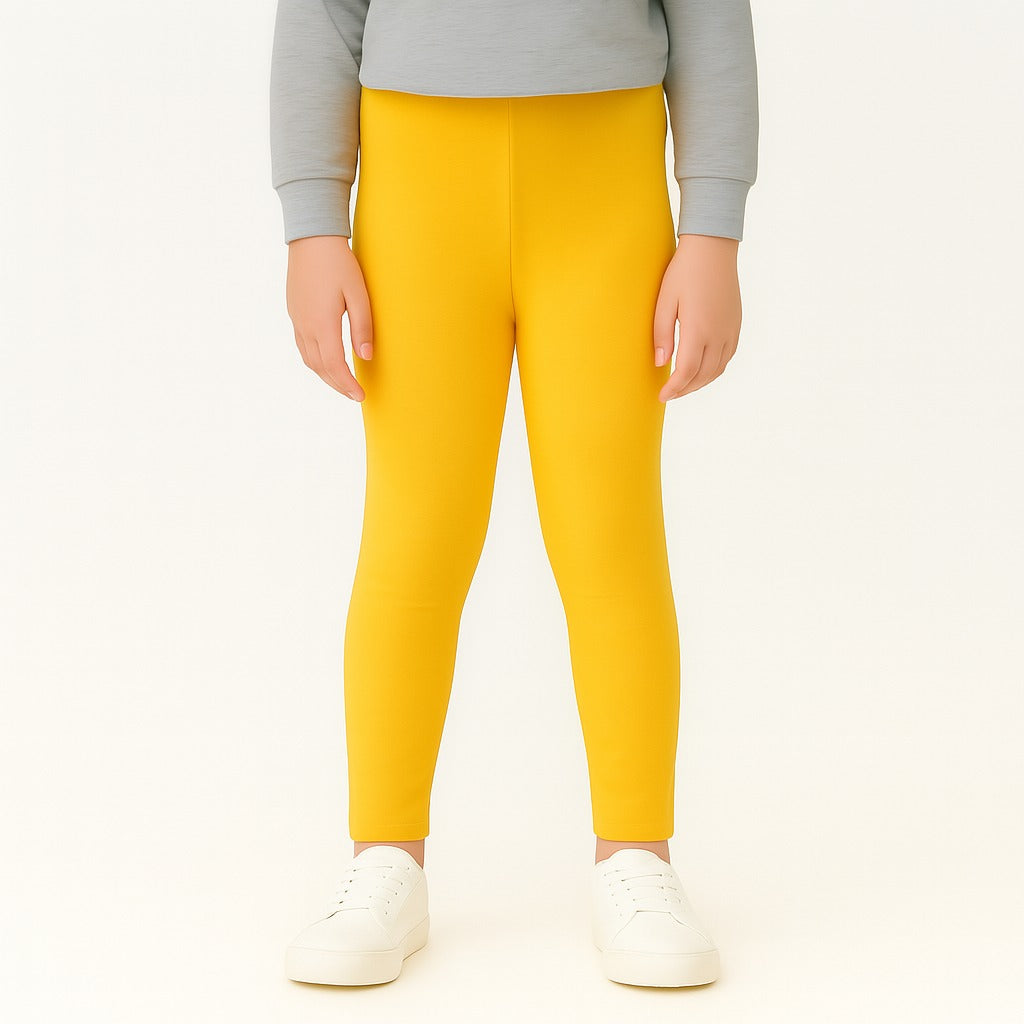 girls light yellow trouser